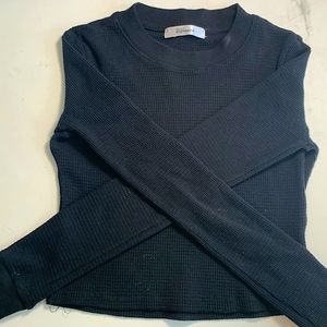 Adorable Black Crop Top